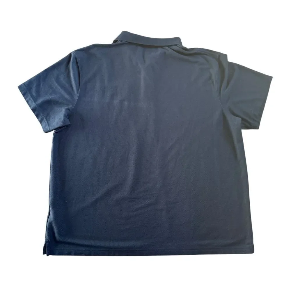Nike Golf Polo Shirt Mens Size 2XL Dri Fit Short Sleeve Navy Blue Solid